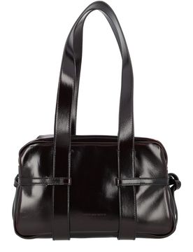 Printed Satin Shoulder Bag