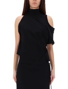 Cotton T-Shirt with Elegant Ribbing - FW25