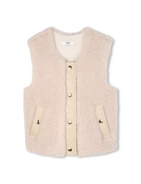 Chloé Girls' Sleeveless Trench Coat