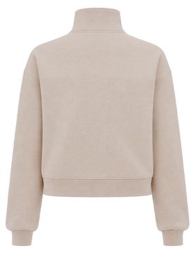 The Gros Grain Zipped-rollneck Sweatshirt