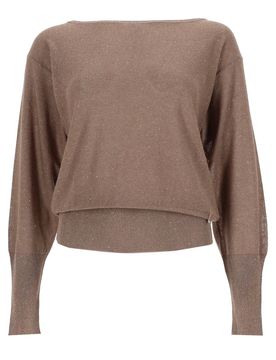 Elegant Women's Sweater with Paillettes - Spring/Summer 2026