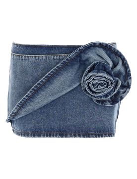Mini Skirt with Ruffled Waist