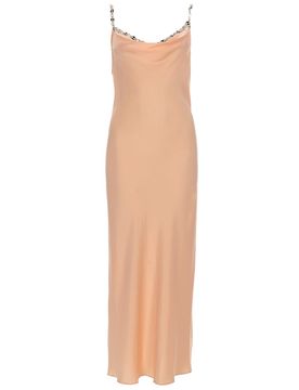 Tailored Mini Dress in Satin with Bow Detail