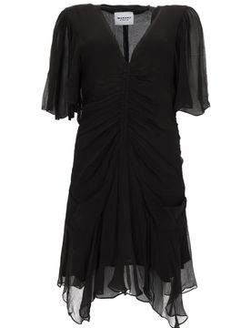 Damya Lace-trimmed Cotton-blend Mini Dress