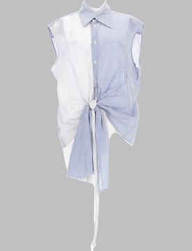 Mrz Sleeveless Mini Shirt for Women