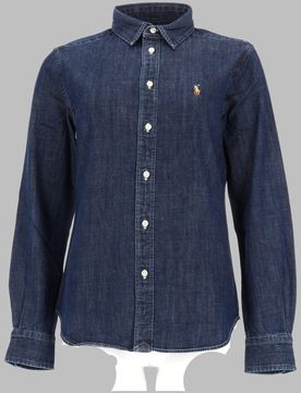 Classic Cotton Shirt with Logo for Women
