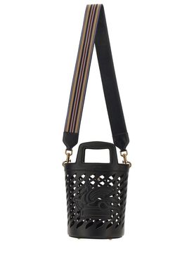 ETRO Leather Coffa Bucket Bag