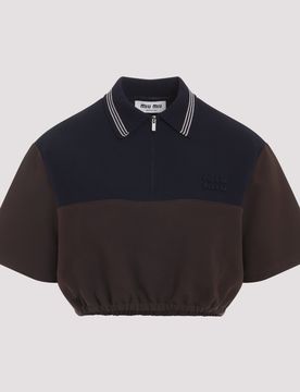 MIU MIU Milano Rib Knit Top