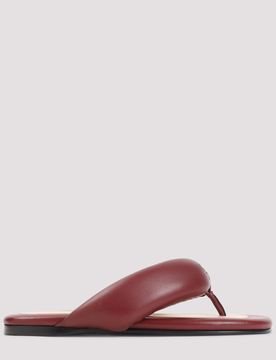 Garnier Padded Slides in Nappa Leather