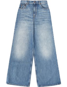 Organic High-rise Wide-leg Jeans