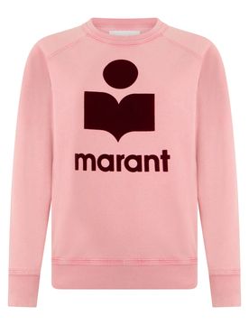 Cotton Blend Sweatshirt with Logo