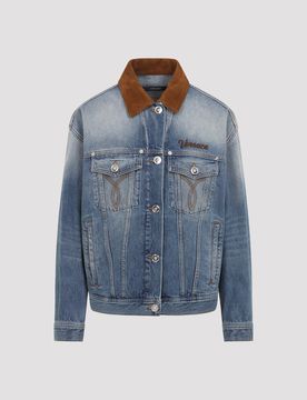 VERSACE Denim Stone Wash Blouson