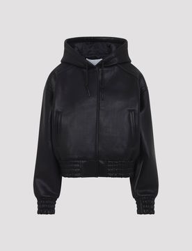 Jackson Faux Leather Bonded Bomber