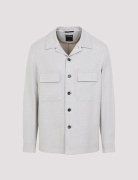 Linen Blend Shirt for Men - Spring/Summer 26