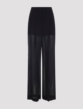 Semi-Sheer Georgette Pants