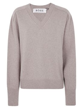Elegant Wrap-Sleeve V-Neck Sweater in Size 34