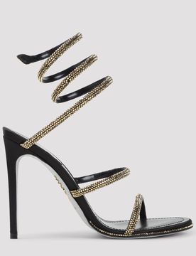 Elegant High-Heel Sandal with Strass Embellishments - 10.5cm