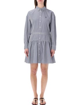 Classic Tailored Cotton Shirt Dress - Size 6