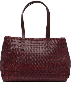 Handwoven Mini Handbag with Magnetic Closure - W 35 x H 25 x D 12 cm