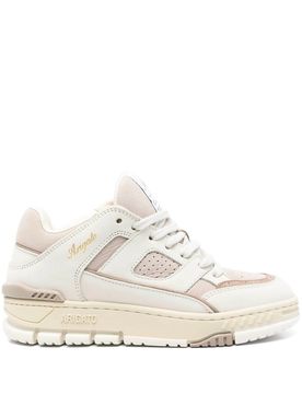 Metallic Gold Logo Stamp Woven Sneakers