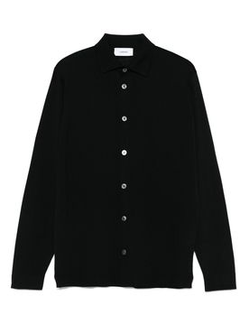 Classic Button-Down Wool Sweater