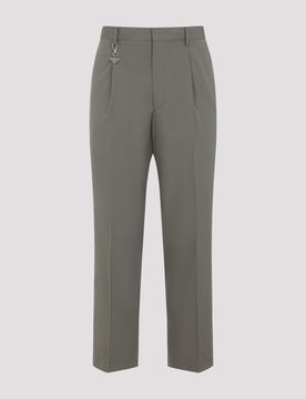 Cotton Straight Leg Pants for Men - SS26