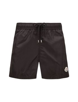 Technical Nylon Mesh Lined Cargo Shorts - Size L