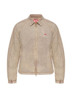 Men's Modern Zip-Front Jacket with Adjustable Hem