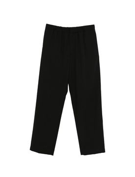 Pure Virgin Wool Trousers with Internal Drawstring Waist