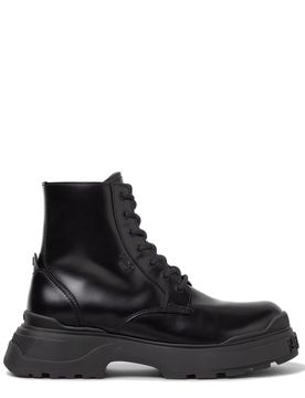 Combat Boots with Zip Closure - Men's Fashion