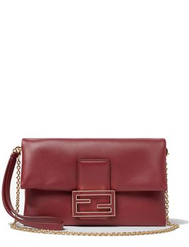 Mini Soft Leather Embellished Bag - Height 13 cm; Width 21 cm; Depth 3 cm