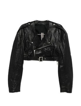 Reimagined Leather Jacket with Adjustable Belt