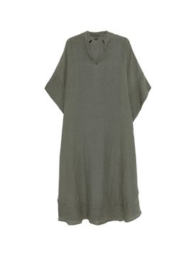 Linen Kaftan V-Neck with Slits