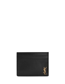 TINY CASSANDRE Credit Card Case in Shiny Leather