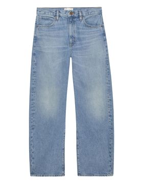 High-Waisted Straight Leg Jeans