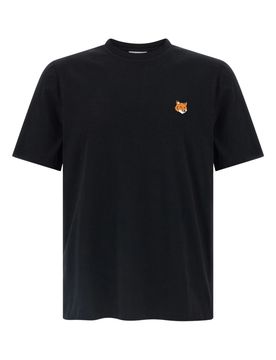 Crew Neck Cotton T-Shirt with Logo - SS26