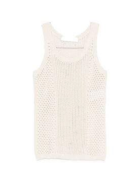 Embroidered Cotton Top with Short Sleeves