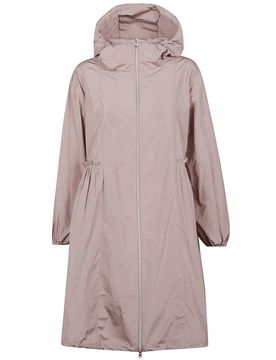 Herno Hooded Zip-Up Parka Coat
