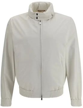 Snap-buttoned Zip-fastening Jacket