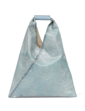 Mini Handbag with Unique Texture and Logo Trim