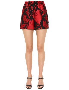 DRIES VAN NOTEN Silk Mini Shorts