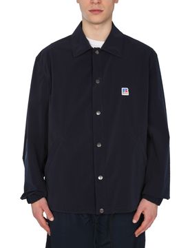 Relaxed Fit Jacket with Russell Athletic Logo