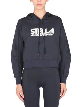 Scuba Hooded Sweatshirt with Logo Print