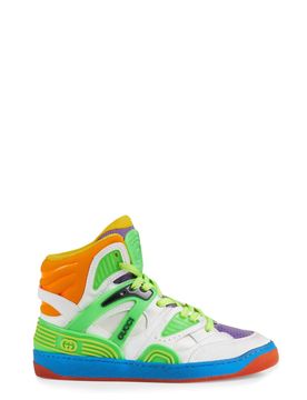 GUCCI Leather Basket Sneakers