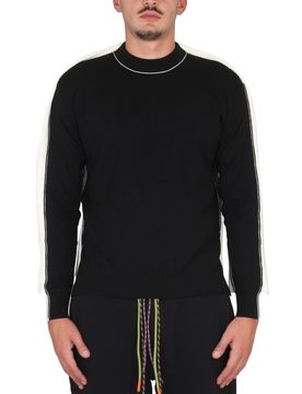 AMBUSH Ribbed Cross-neck Choker