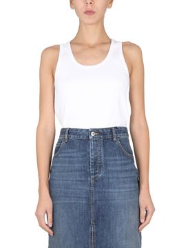 Stretch Rib Cotton Tank Top