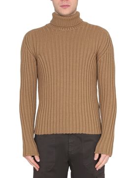 TEN C Mock-neck Knitted Jumper