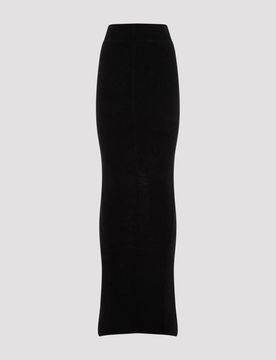 Rick Owens Alpaca Pillar Skirt