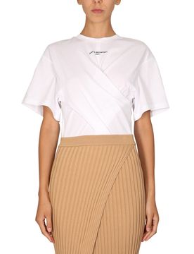 Cotton Jersey Twisted T-Shirt