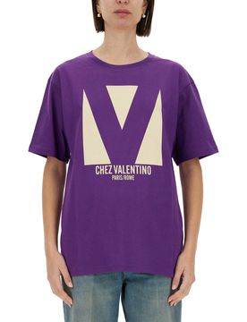 Chez -print T-shirt